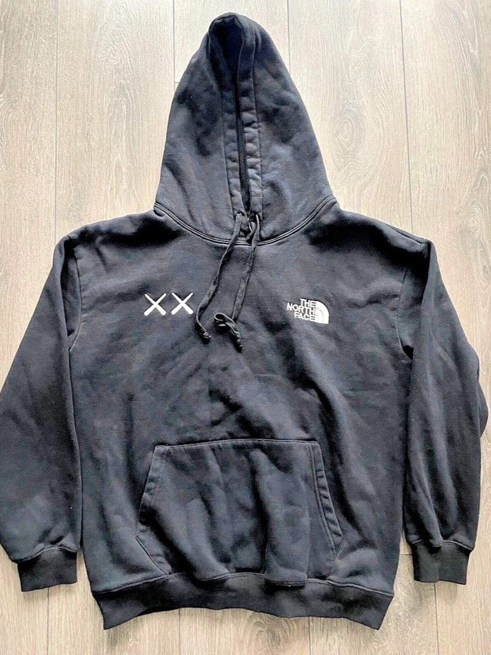 The North Face x KAWS Hoodie Men's Black Size Small